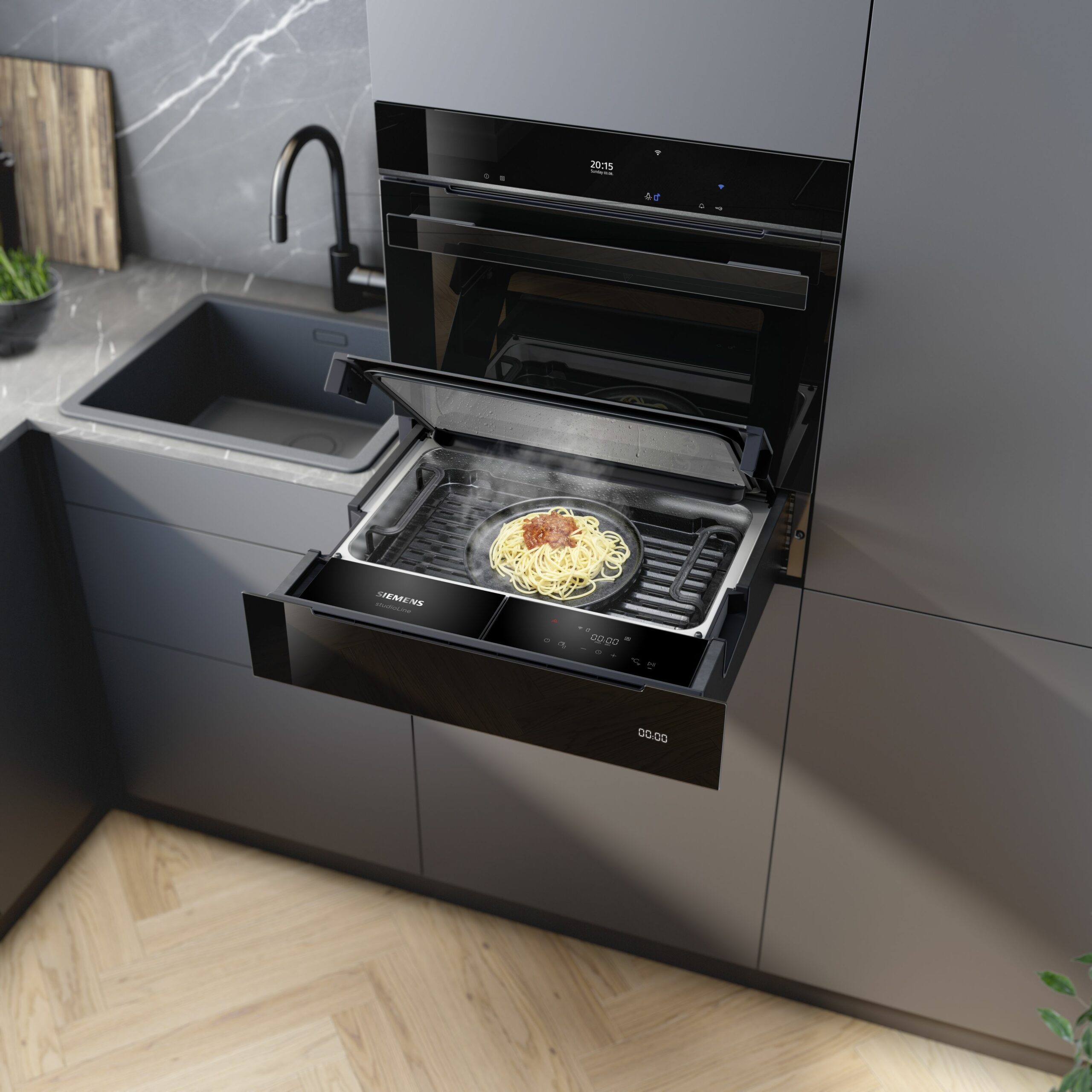 Siemenshausgeräte Iq700 Dampfschublade Image 4